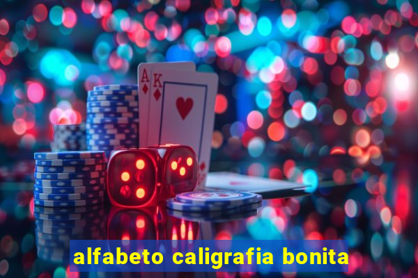 alfabeto caligrafia bonita